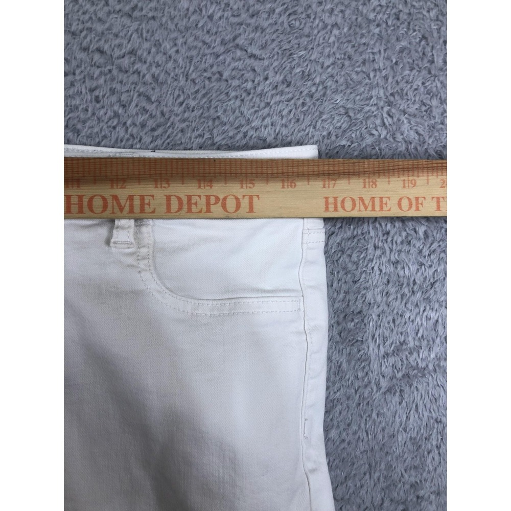 American Eagle Jeans Womens 12 (33x28) White Jegging Super Super Stretch *Flaw - Picture 7 of 10